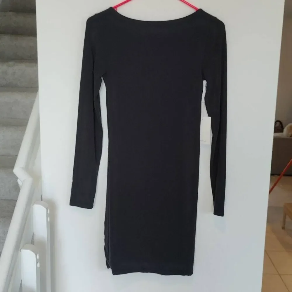 Aritzia Dress Womens Size S Wilfred Lydia Mini Dress Black - Picture 10 of 12